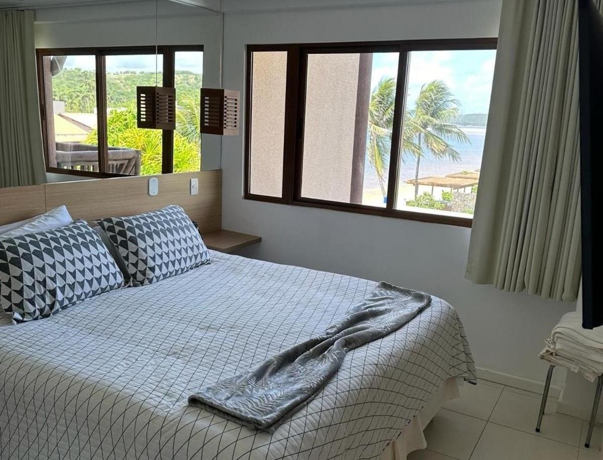 Barra Bali - Pe Na Areia Com Vista Mar Daire Barra de São Miguel Dış mekan fotoğraf